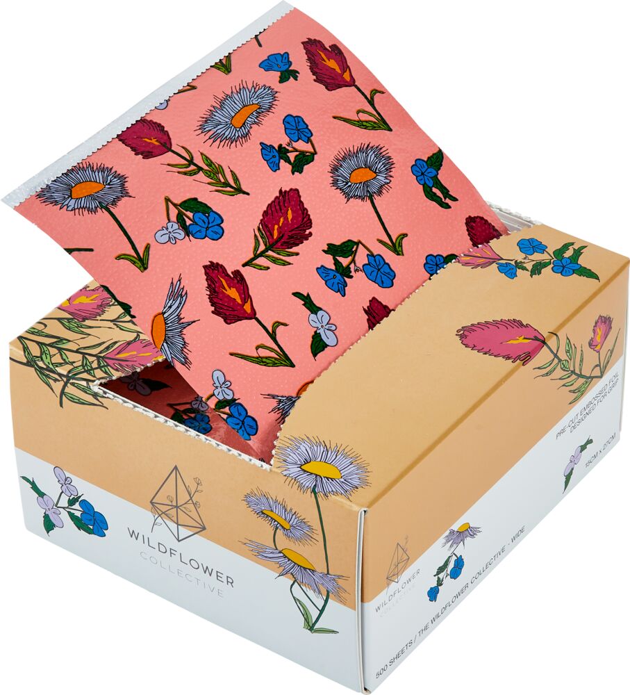 foil-me-the-wildflower-15-mal-27-zentimeter-500-blatt-vorgeschnitten-blumendesign-mit-pinken-hintergrund