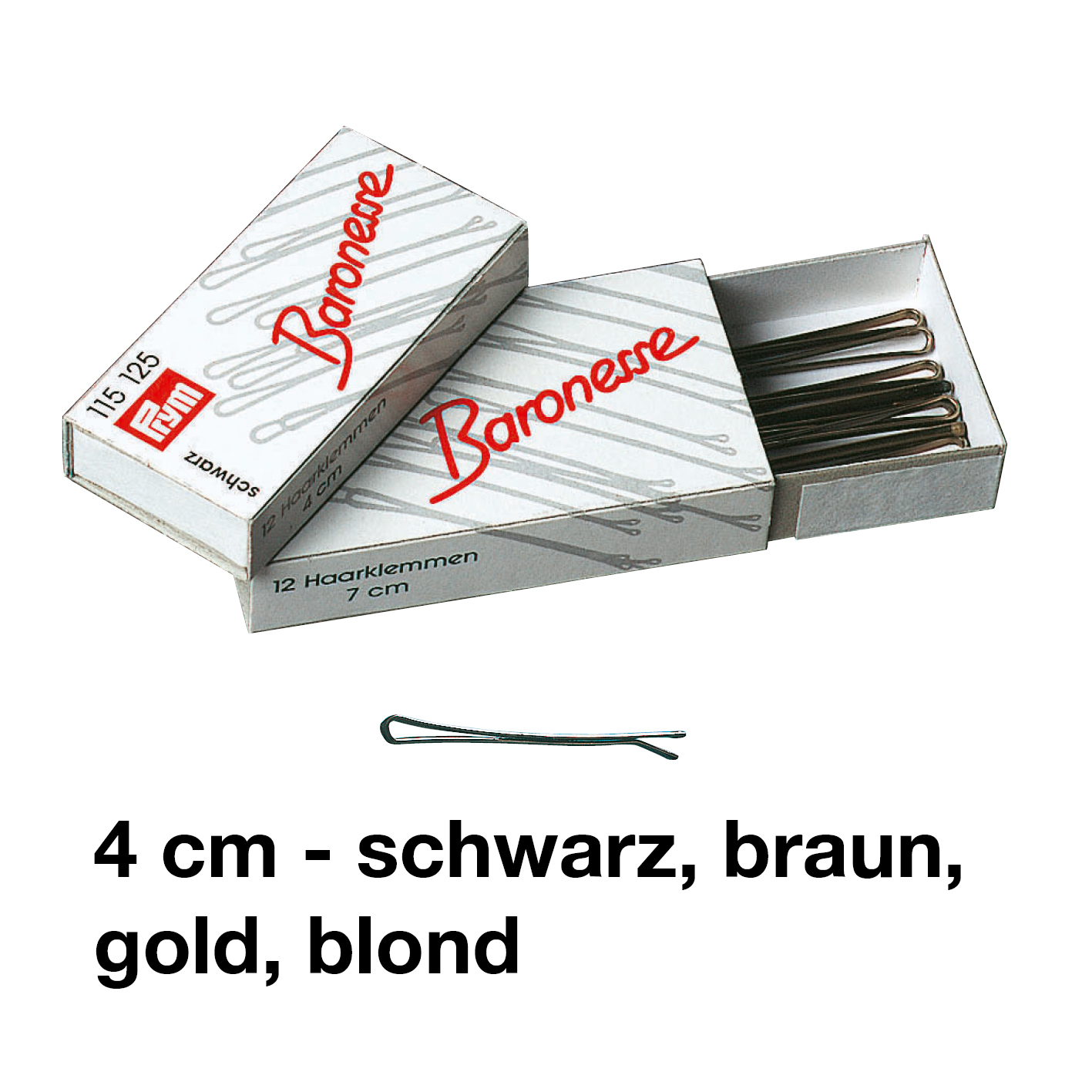 Baronesse Haarklemmen - 4 cm