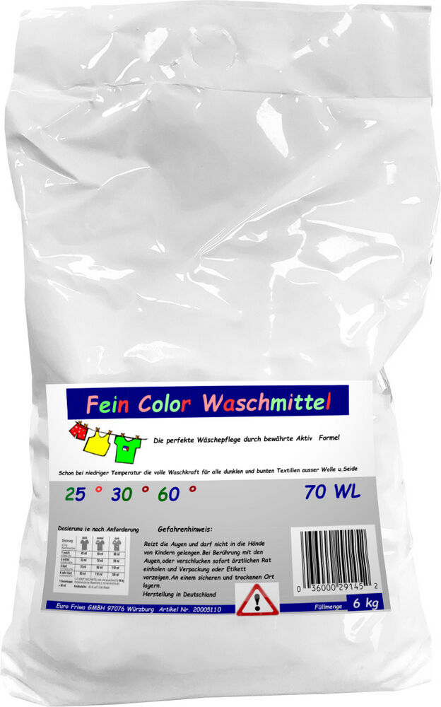 Feincolor Waschmittel Bunt&Dunkel 6kg