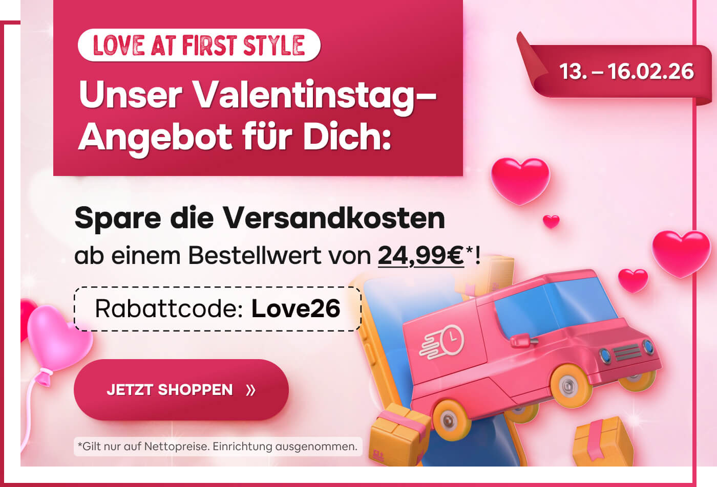 valentinstag-mobil-banner-versandkosten-sparen-pinkes-design-paketwagen-13-februar-bis-16-februar