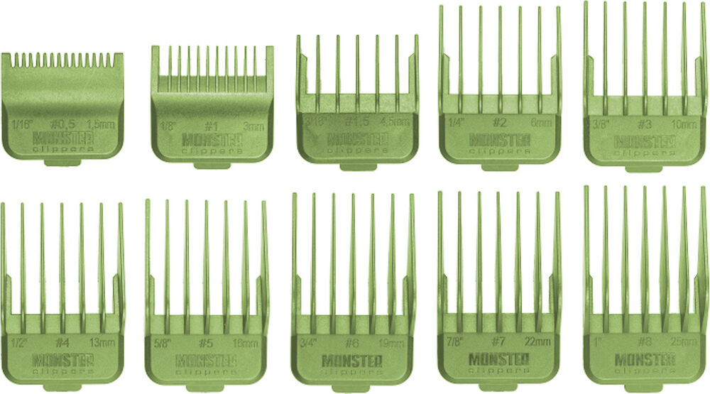 Monster Clippers Premium Doppel-Magnet Aufsteckkämme 