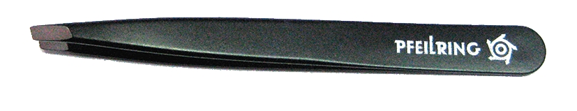 pfeilring-inox-kosmetikpinzette-9,7-cm-schwarz-matt