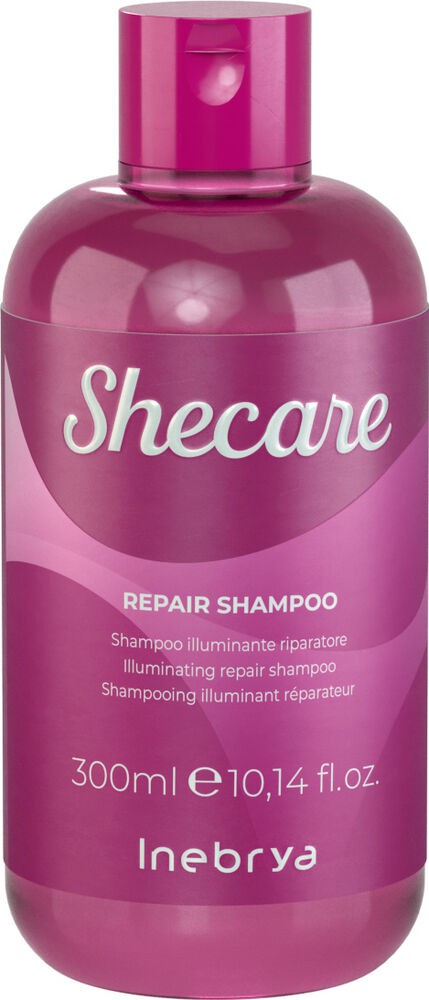 inebrya-shecare-shampoo-fuer-kaputtes-haar-300ml-violette-flasche-mit-schriftzug