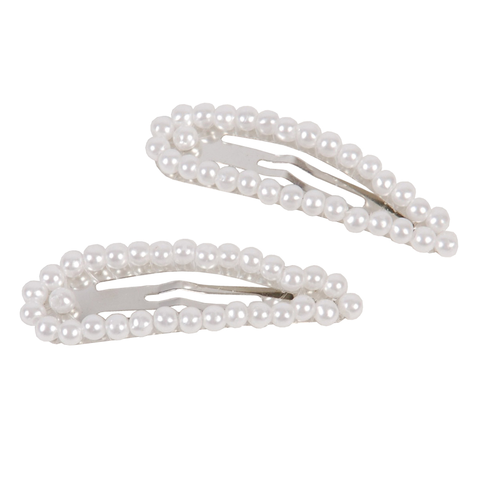 Click-Clack Perle Metall silber weiß Click-Clack Perle Metall silber weiß
