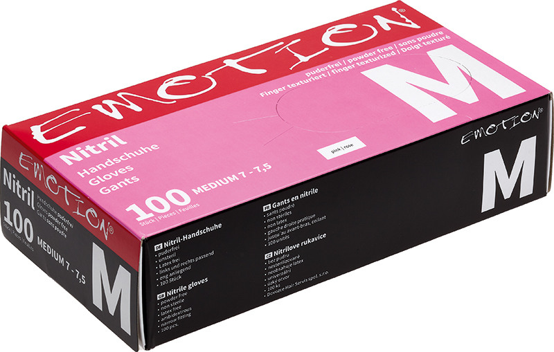 Efalock Emotion Nitril-Handschuhe pink 100 Stück