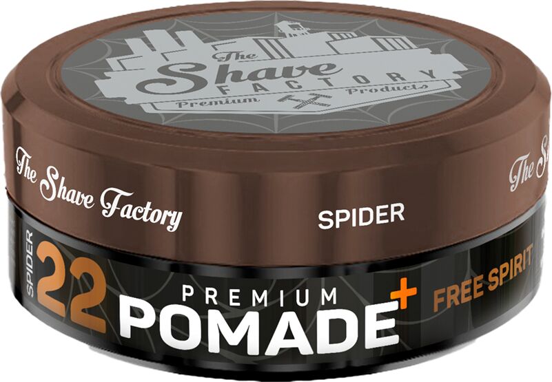 The Shave Factory Premium Pomade Free Spirit 22 150ml (Spider) The Shave Factory Premium Pomade Free Spirit 22 150ml (Spider)