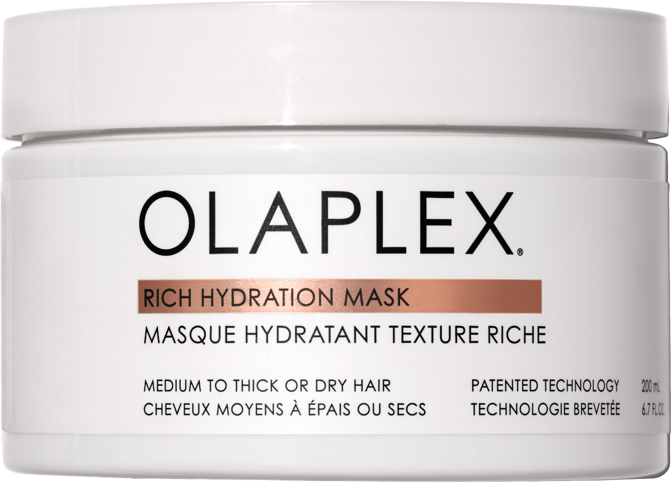 Olaplex Rich Hydration Mask 200ml für mittleres bis dickes trockenes Haar