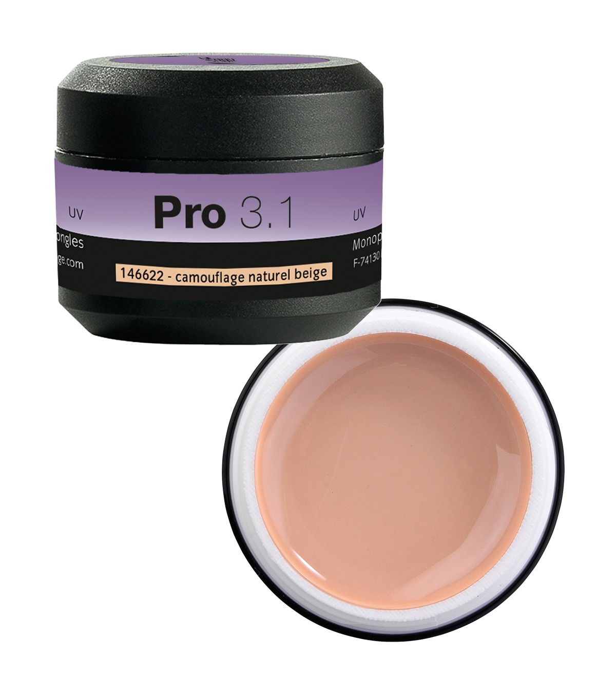 PS Pro 3.1 UV-Aufbaugel camouflage natural beige  PS Pro 3.1 UV-Aufbaugel camouflage natural beige