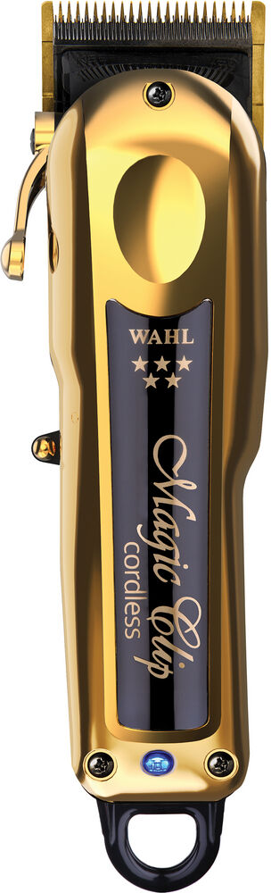 Wahl Haarschneidemaschine GOLD: Magic Clip Cordless + Detailer Trimmer + Handtuch