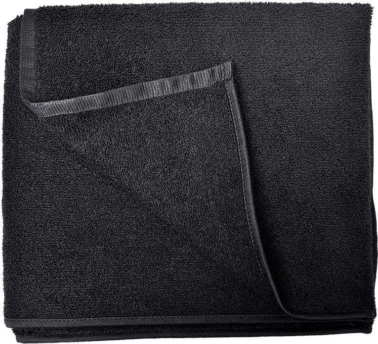 Mikrofasertuch 51x86cm schwarz Mikrofasertuch 51x86cm schwarz