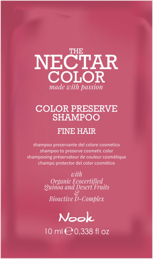 Nook Nectar Color Shampoo Fine 10ml: für feines Haar