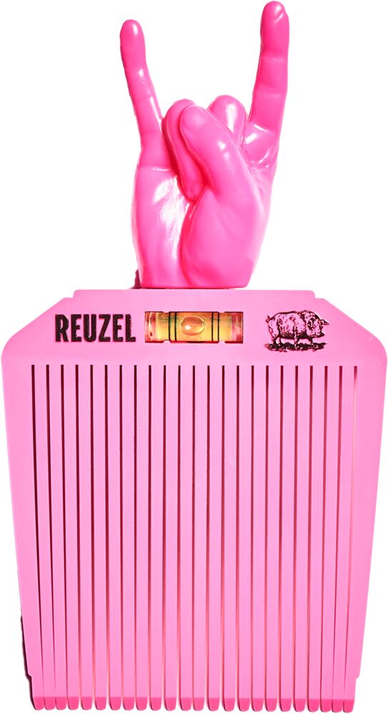 Reuzel Flat Top Comb (rosa Flattopper mit Wasserwaage)
