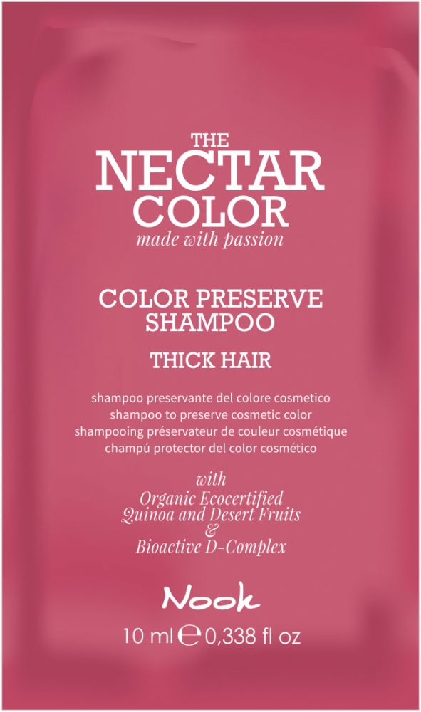 Nook Nectar Color Shampoo Thick 10ml: für dickes Haar