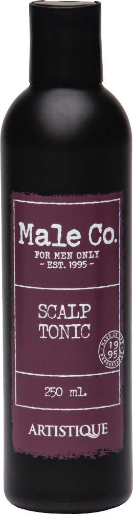 artistique male co scalp tonic haarwasser 250ml flasche