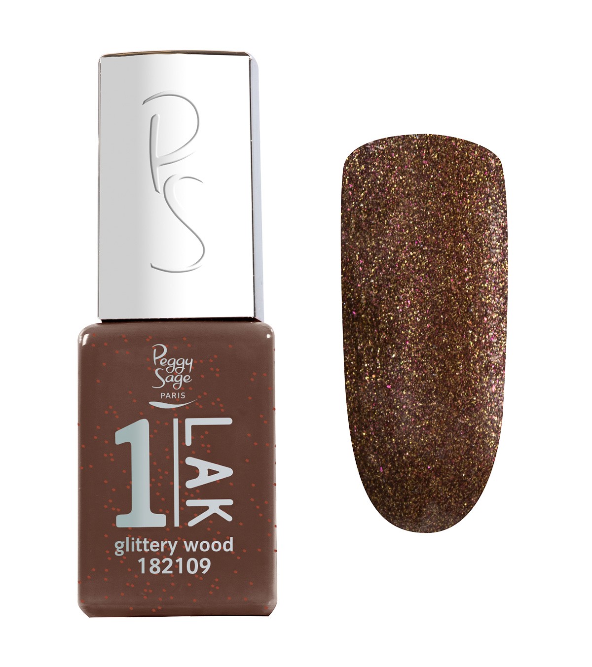 Peggy Sage 1-LAK 3 in 1 Gel Polish glitzernd 5ml