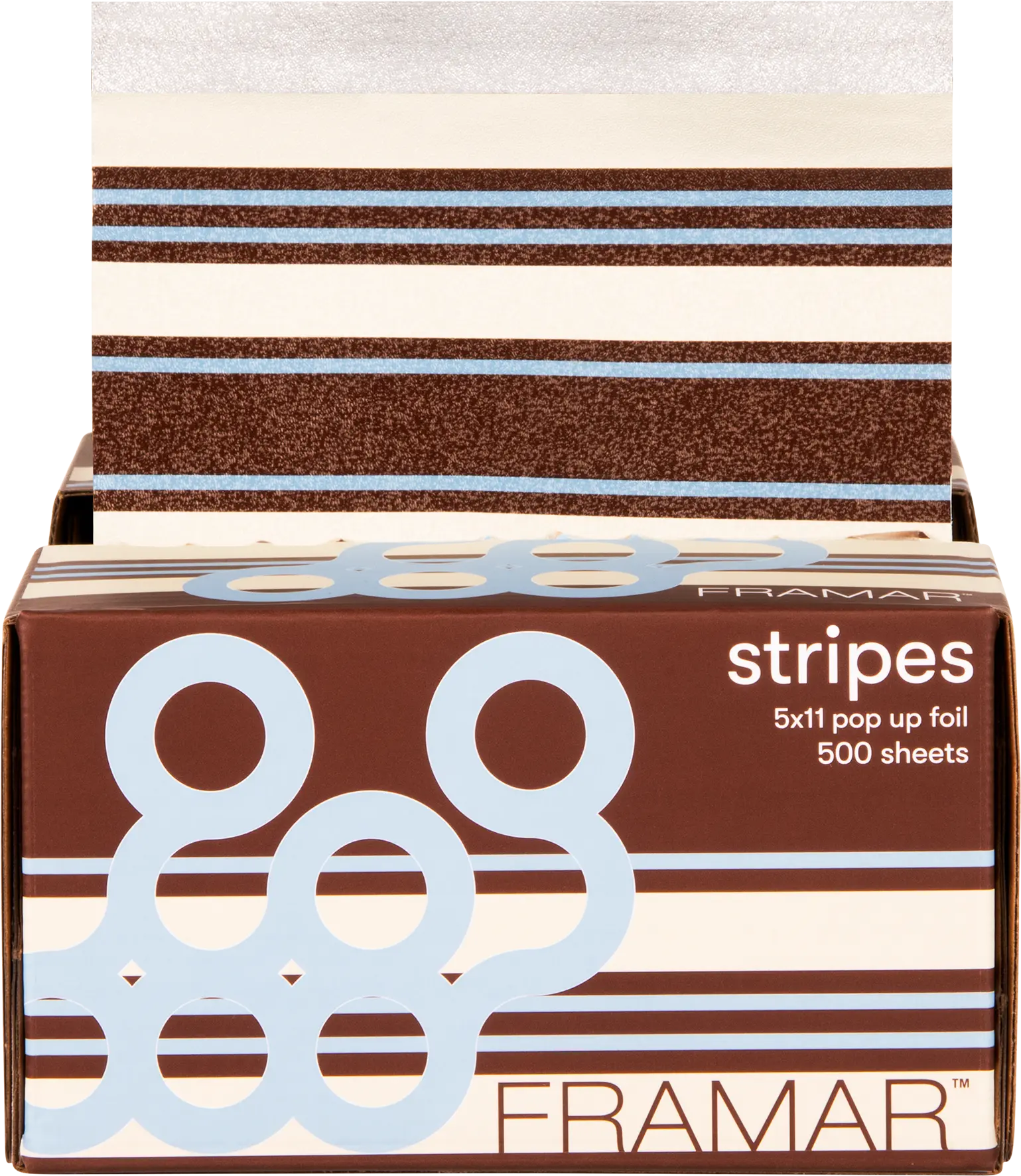framar-pop-up-foil-blue-chocolate-stripes-gepraegte-straehnenfolie-mit-braunen-und-blauen-streifen