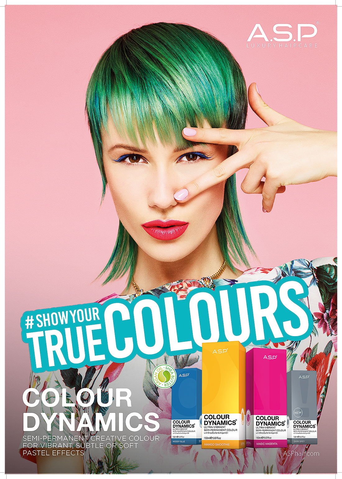 Colour Dynamics Poster Green Colour Dynamics Poster Green