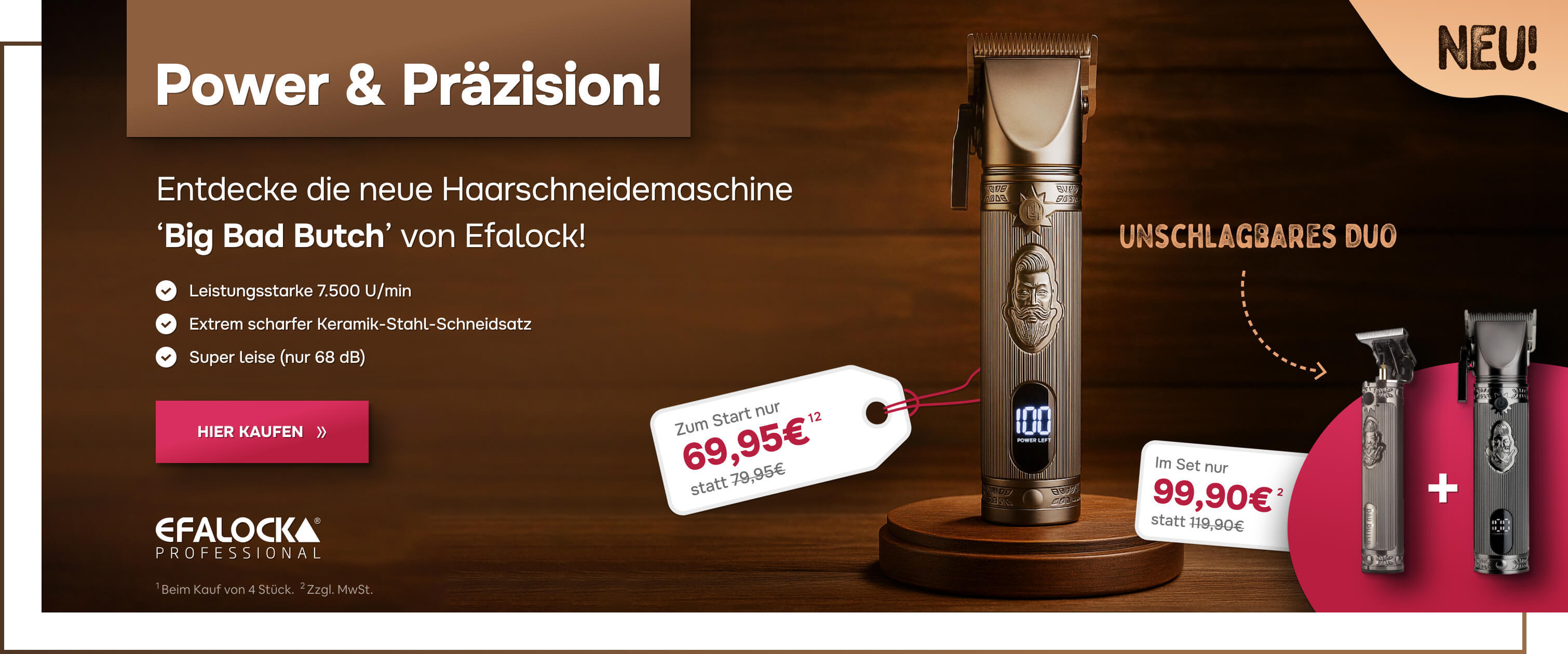 Big Bad Butch Haarschneidemaschine Stopperka 