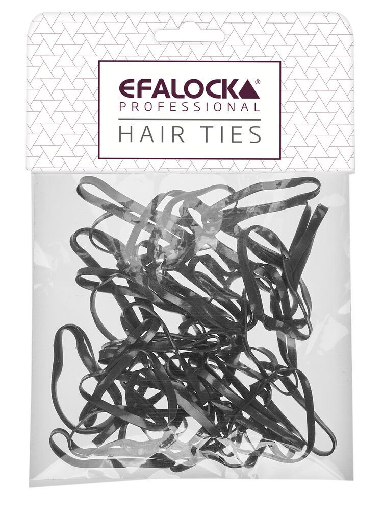 Efalock Mademoiselle Haarnadeln – 65 Mm, Schwarz, Gewellt, 50 Stück Im Pack, Für Festen Halt